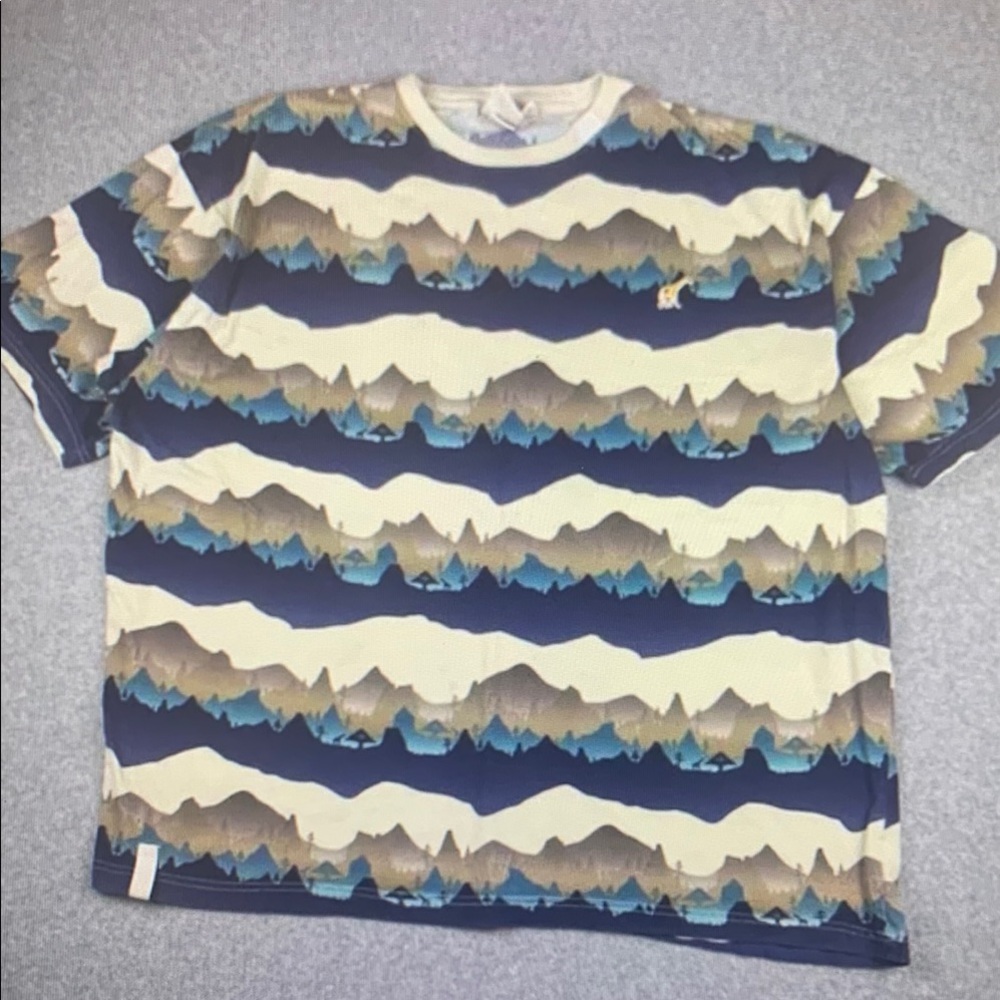 Men's Short Sleeve Mountain Print Tee